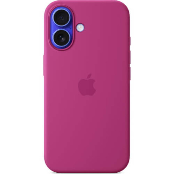 Чохол-накладка Apple iPhone 16 Silicone Case with MagSafe Fuchsia (MYY53)