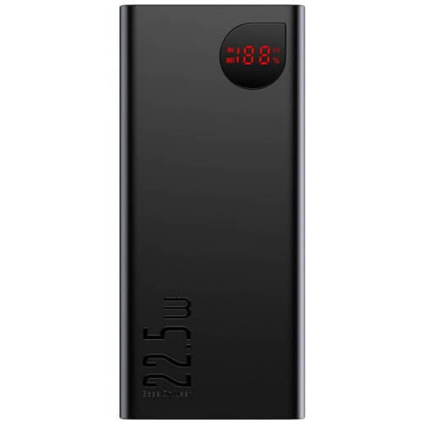 Зовнішній акумулятор Baseus Adaman Metal Digital Display 20000mAh 22.5W Black (PPAD000101)