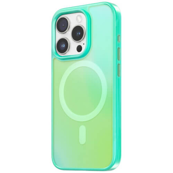 Чохол Blue Aurora Anti-Drop Case для 15 Pro with MagSafe Green (BL009-I15PGRN)