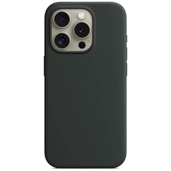 Чохол Monblan Magnetic Silicone MagSafe для iPhone 15 Pro Black
