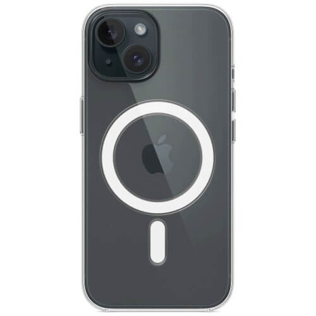 Чохол Apple iPhone 15 Clear Case with MagSafe (MT203)
