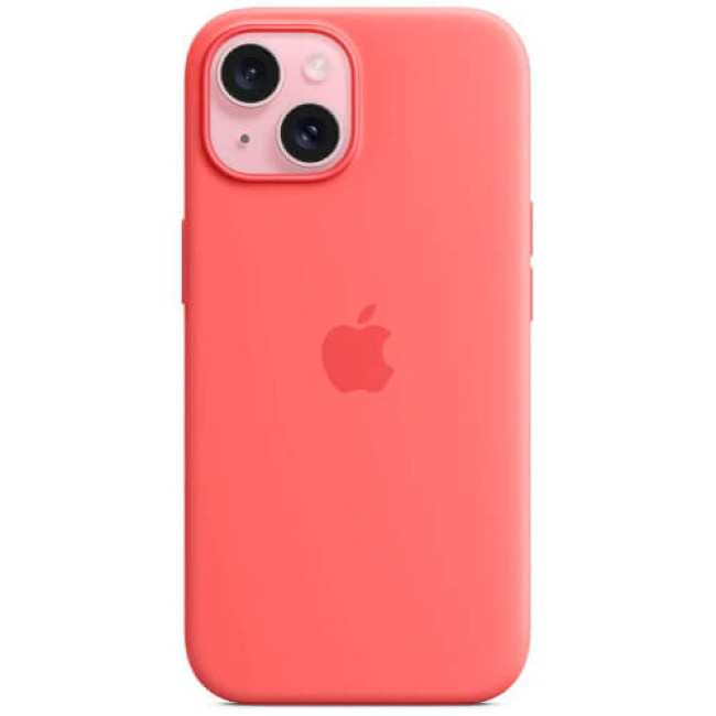 Чохол Apple iPhone 15 Plus Silicone Case with MagSafe Guava (MT163)