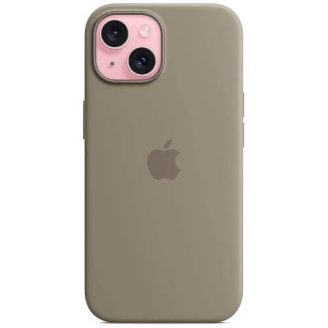 Чохол Apple iPhone 15 Plus Silicone Case with MagSafe Clay (MT133)