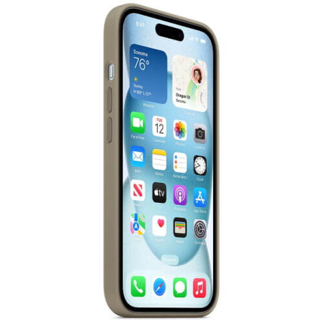 Чохол Apple iPhone 15 Plus Silicone Case with MagSafe Clay (MT133)