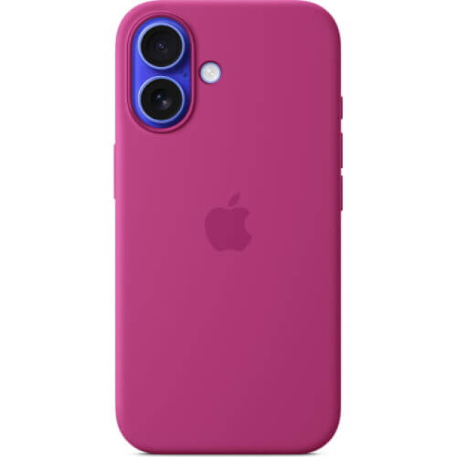 Чохол-накладка Apple iPhone 16 Silicone Case with MagSafe Fuchsia (MYY53)