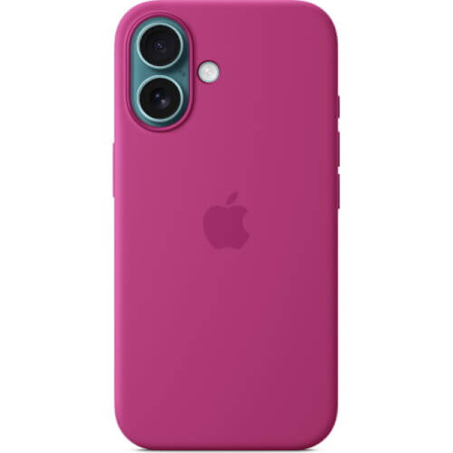 Чохол-накладка Apple iPhone 16 Silicone Case with MagSafe Fuchsia (MYY53)