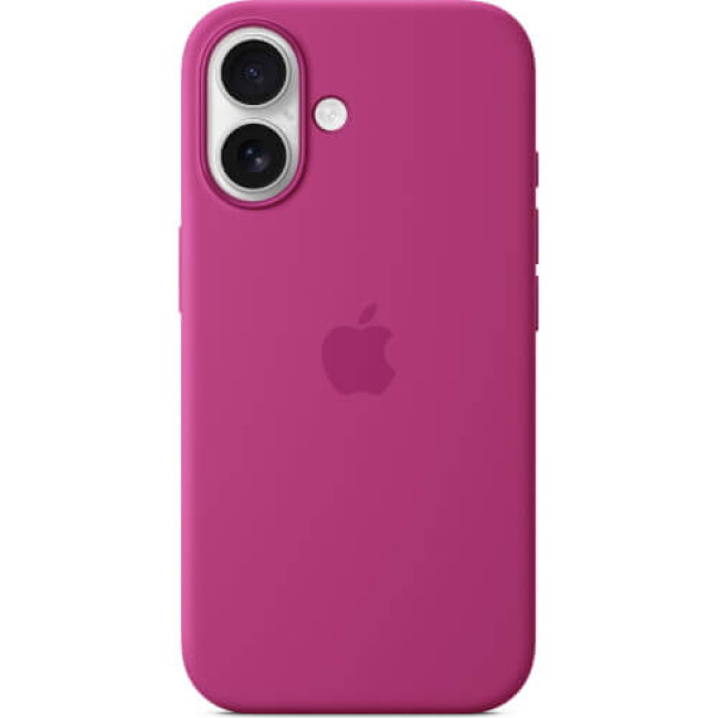 Чохол-накладка Apple iPhone 16 Silicone Case with MagSafe Fuchsia (MYY53)