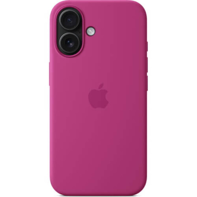 Чохол-накладка Apple iPhone 16 Silicone Case with MagSafe Fuchsia (MYY53)