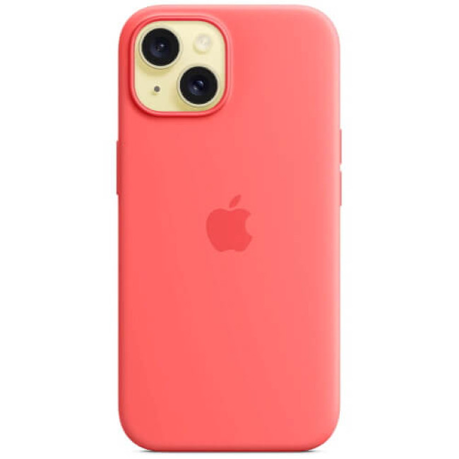 Чохол Apple iPhone 15 Plus Silicone Case with MagSafe Guava (MT163)