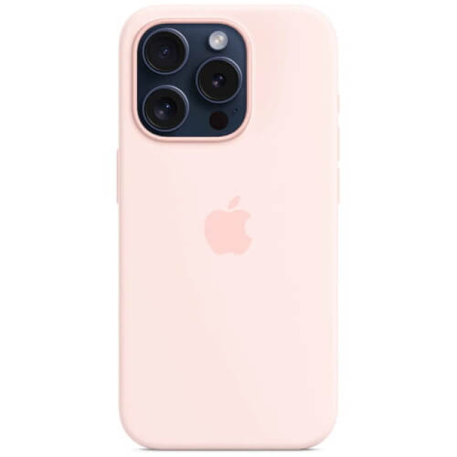 Чохол Apple iPhone 15 Pro Silicone Case with MagSafe Light Pink (MT1F3)