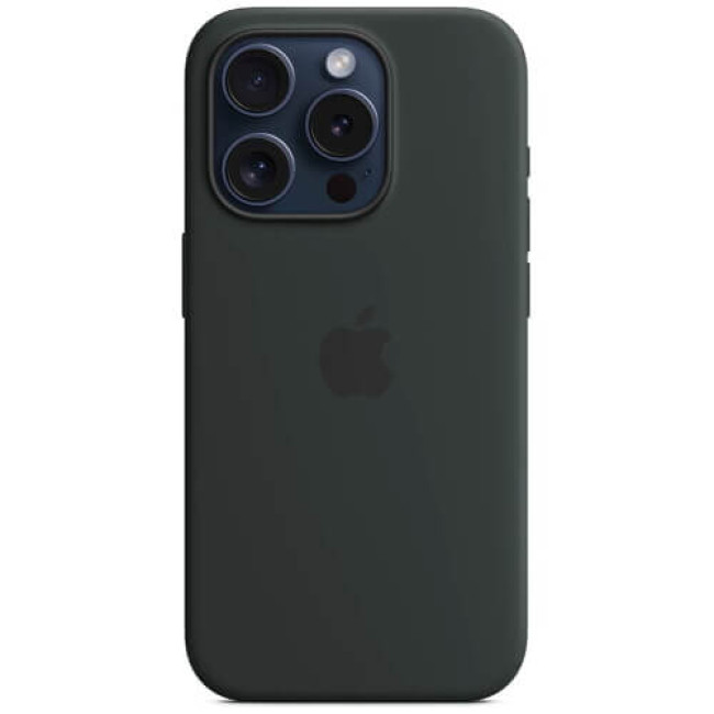 Чохол Apple iPhone 15 Pro Silicone Case with MagSafe Black (MT1A3)