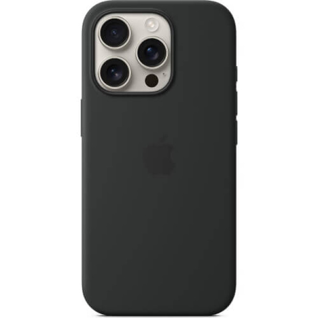 Чохол Apple iPhone 16 Pro Max Silicone Case with MagSafe Black (MYYT3)