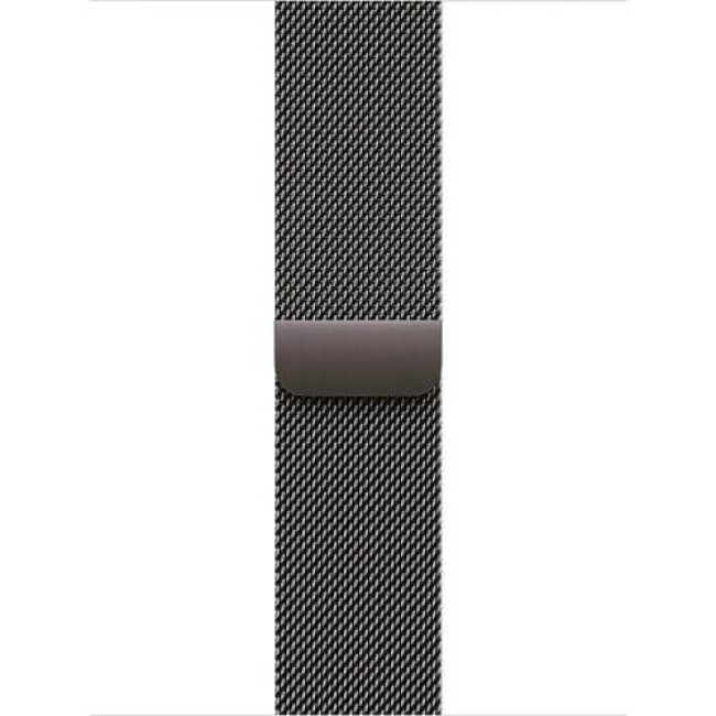 Apple Watch Series 10 46mm Slate Titanium with Slate Milanese Loop M/L (MWYW3)