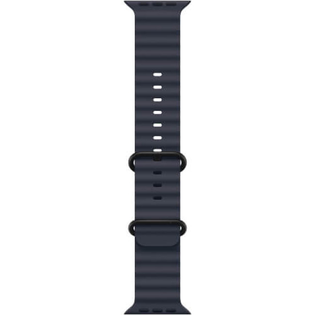 Apple Watch Ultra 2 Black Titanium Case with Navy Ocean Band (MYPA3)