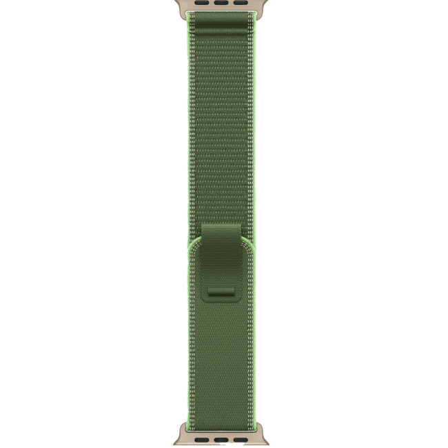 Apple Watch Ultra 3 Natural Titanium Case with Green/Neon Trail Loop M/L (MF1V4+MFT54)
