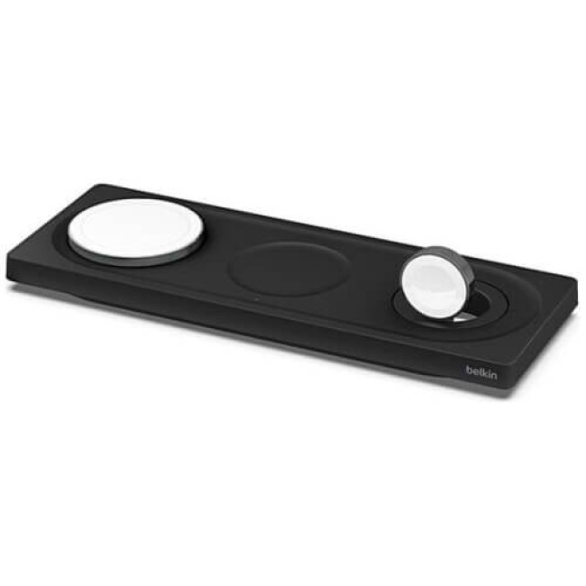 Бездротове ЗУ Belkin 3in1 MagSafe Stand Black (WIZ016VFBK)
