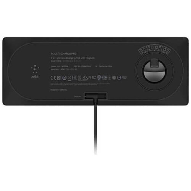 Бездротове ЗУ Belkin 3in1 MagSafe Stand Black (WIZ016VFBK)