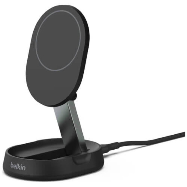 Бездротове ЗУ Belkin BoostCharge Pro Magnetic Qi2 15W Black (WIA008VFBK)