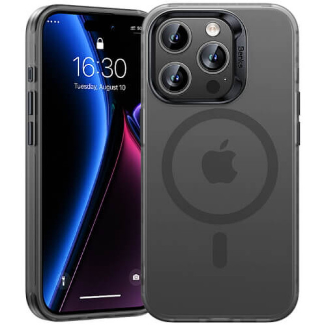 Чохол Benks Lucid Armor Case для iPhone 15 Pro Max with MagSafe Grey