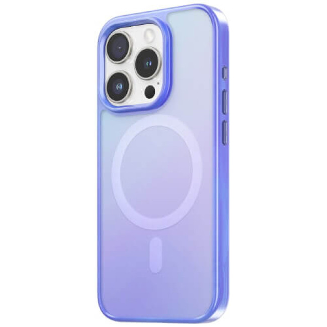 Чохол-накладка Blueo Aurora Anti-Drop Case для 15 Pro з MagSafe Purple (BL009-I15PPRL)