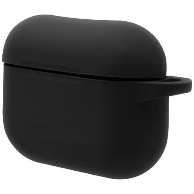Чохол Blueo Liquid Silicone Case для Apple AirPods Pro with Carbine Black