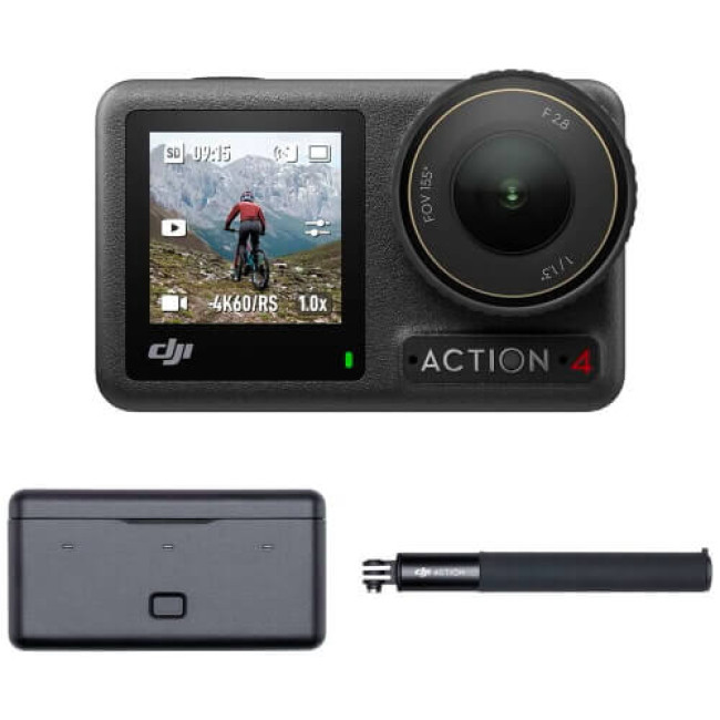 Екшн-камера DJI Osmo Action 4 Adventure Combo (CP.OS.00000270.01)