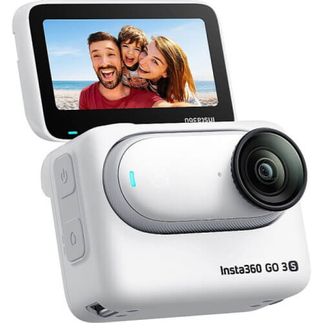 Екшн-камера Insta360 GO 3S 4K Standard Bundle 128GB White (CINSAATA_GO3S04)