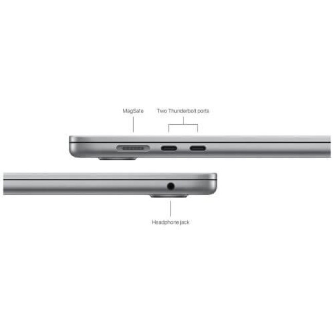 MacBook Air 15'' M3 8xCPU/10xGPU/16GB/1TB Space Gray (Z1BP0006S) 2024 custom
