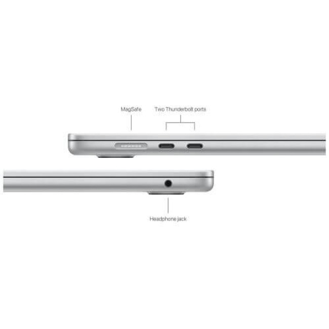 MacBook Air 13'' M3 8xCPU/10xGPU/24GB/512GB Silver (Z1B80015N) custom 2024