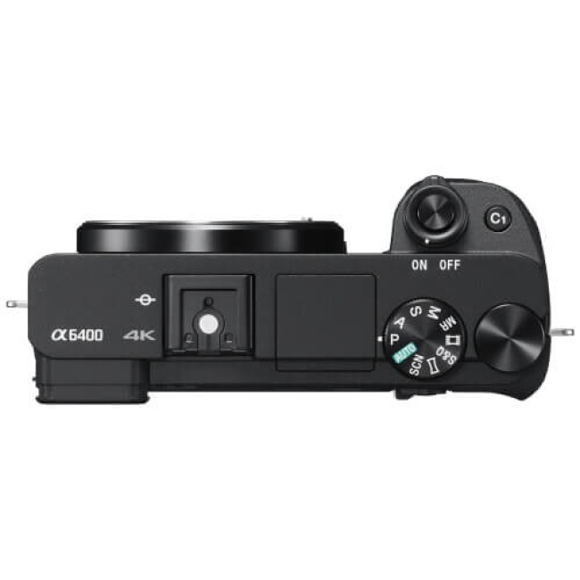 Бездзеркальний фотоапарат Sony Alpha A6400 kit (16-50mm) Black (ILCE6400LB.CEC)