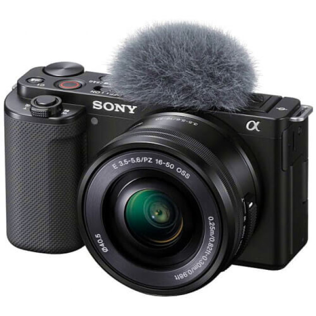 Бездзеркальний фотоапарат Sony ZV-E10 kit (16-50mm) Black (ILCZVE10LB.CEC)