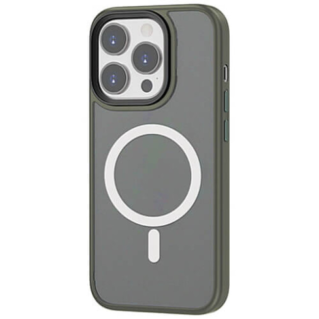 Чохол WiWU FGG-011 Magnetic Colorful Series для iPhone 15 Pro Grey
