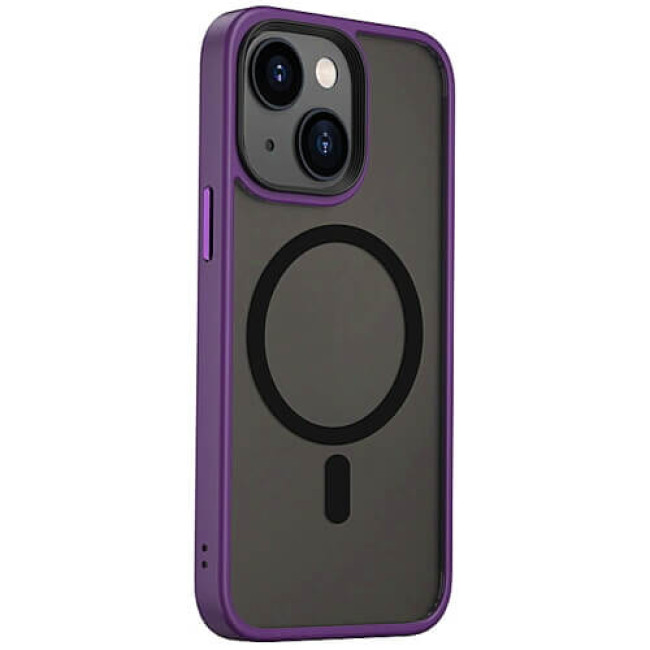 Чохол WiWU FGG-011 Magnetic Colorful Series для iPhone 15 Pro Purple