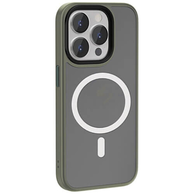 Чохол WiWU FGG-011 Magnetic Colorful Series для iPhone 15 Pro Grey