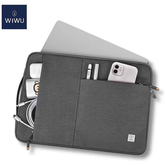 Чохол WIWU for MacBook 16'' Alpha Slim Sleeve Series (Grey)