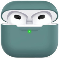 Чохол AhaStyle Silicone Case для AirPods 3 Midnight Green (X00329Y4S1)