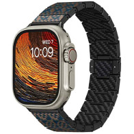 Ремінець для Apple Watch 42/44/45/49mm Pitaka Chroma Carbon Band Dreamland Stairs (AWB2302)