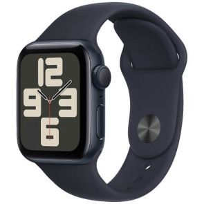 Apple Watch SE GPS 44mm Midnight Aluminum with Midnight Sport Band S/M (MRE73)