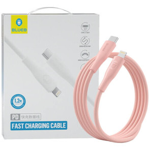 Кабель Blueo TPE PD Fast Charging USB-C/Lightning Cable Pink (BC5919-PNK)