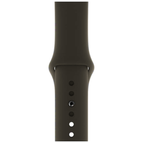 Ремінець для Apple Watch 41/40/38mm Black Sport Band (MTP62)