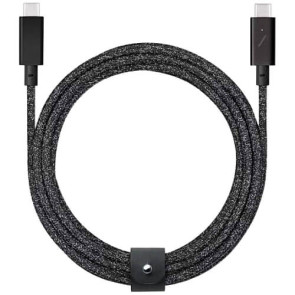 Кабель Native Union Belt Cable USB-C/USB-C Pro 240W Cosmos Black (2.4 m) (BELT-PRO2-COS-NP)