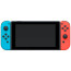 Nintendo Switch with Neon Blue and Neon Red Joy-Con