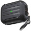 Чохол AhaStyle Rugged Protective Case для AirPods Pro 2 with strap Black (X003KE7Y67)