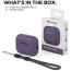 Чохол AhaStyle Silicone Case для AirPods Pro 2 with strap Dark Purple (X003ECKN77)