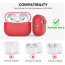 Чохол AhaStyle Silicone Case для AirPods Pro 2 with strap Red (X003E41MYX)