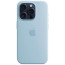 Чохол Apple iPhone 15 Pro Silicone Case with MagSafe Light Blue (MWNM3)