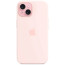 Чохол Apple iPhone 15 Silicone Case with MagSafe Light Pink (MT0U3)