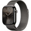 Apple Watch Series 10 46mm Slate Titanium with Slate Milanese Loop M/L (MWYW3)
