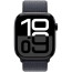 Apple Watch Series 10 GPS + Cellular 42mm Jet Black Aluminium with Ink Sport Loop (MWX83)