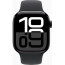 Apple Watch Series 10 42mm Jet Black Aluminium with Black Sport Band S/M (MWWE3)
